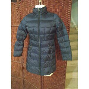 Womens Michael Kors Packable Down Jacket Puffer Size P XXS Blue